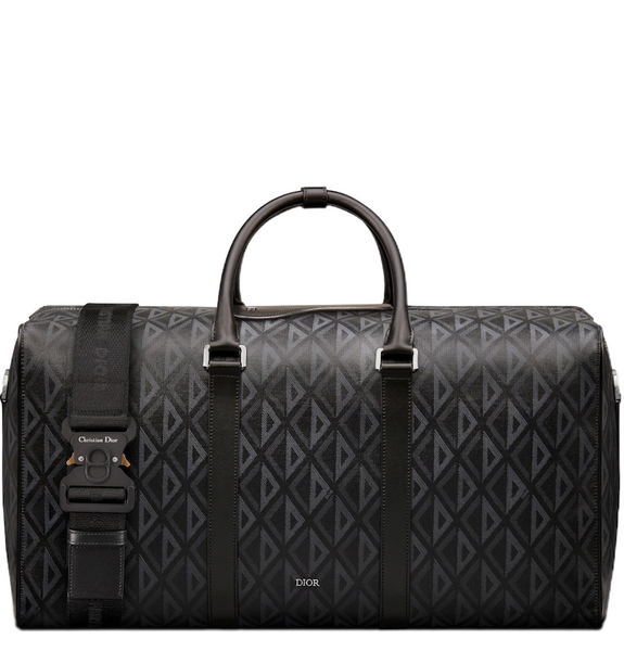  Túi Nam Dior Lingot 50 Duffle CD Diamond Canvas 'Black' 