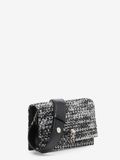  Túi Nữ Alexander McQueen Biker Small Skull Bag 'Black White' 