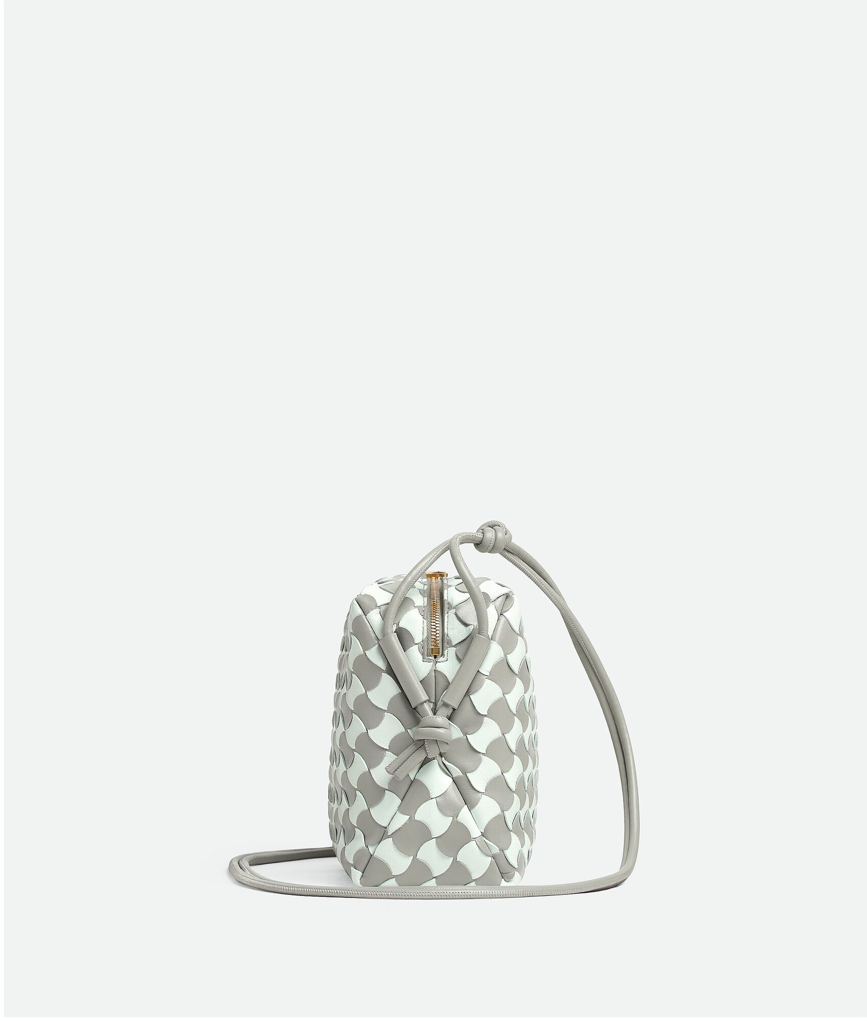 Túi Nữ Bottega Veneta Small Loop Camera Bag 'Agate Grey' 