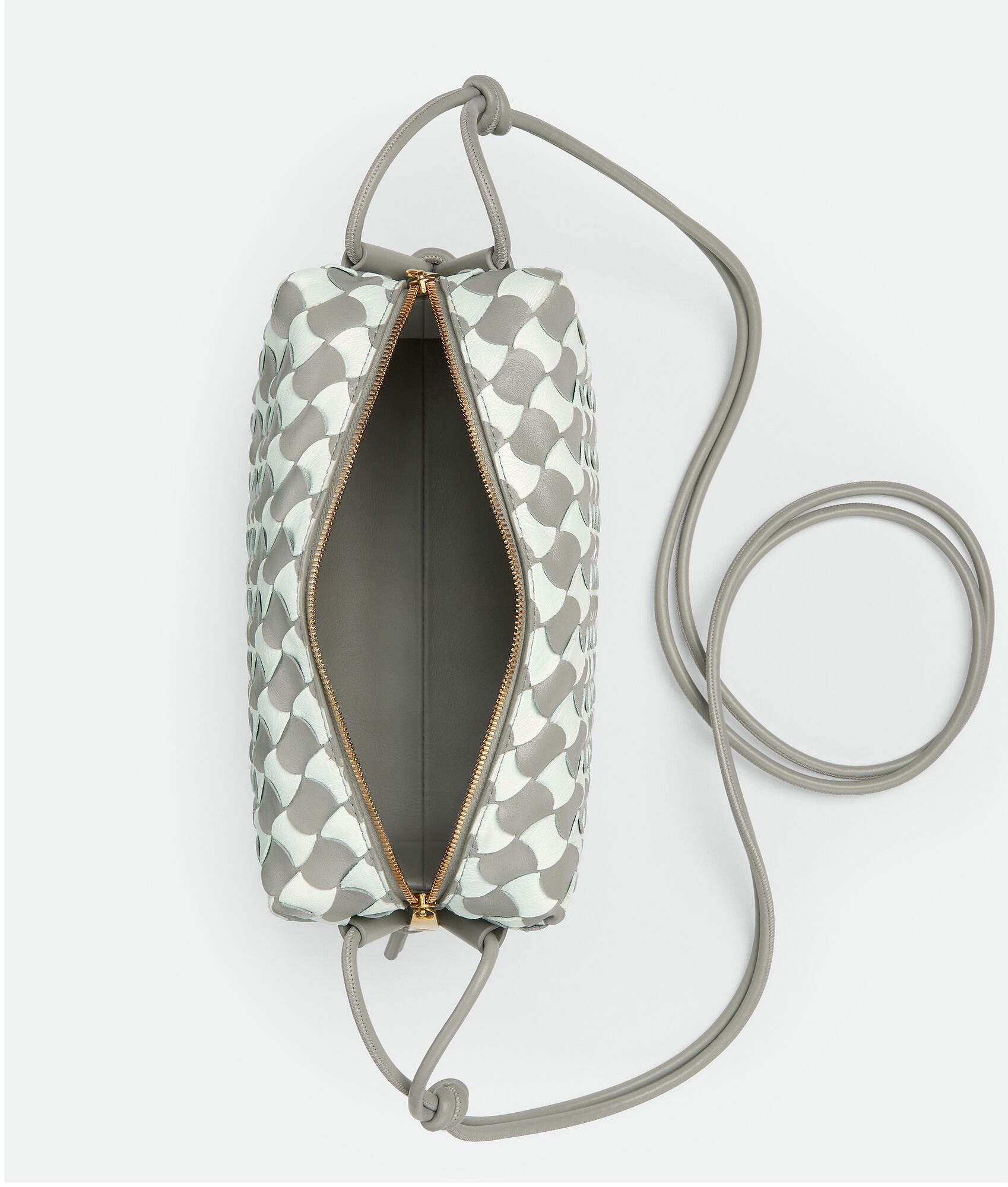  Túi Nữ Bottega Veneta Small Loop Camera Bag 'Agate Grey' 