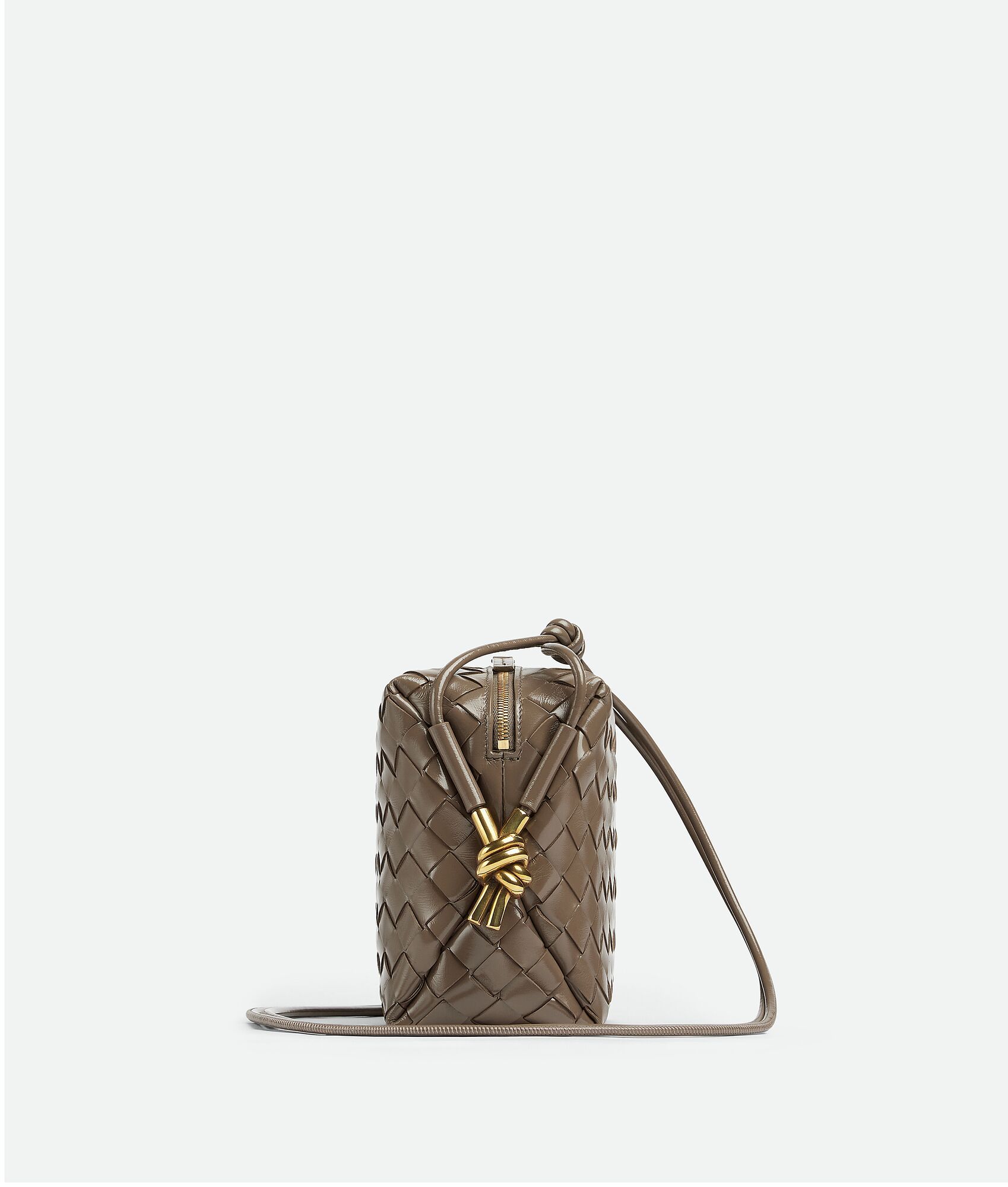  Túi Nữ Bottega Veneta Small Loop Camera Bag 'Taupe Grey' 
