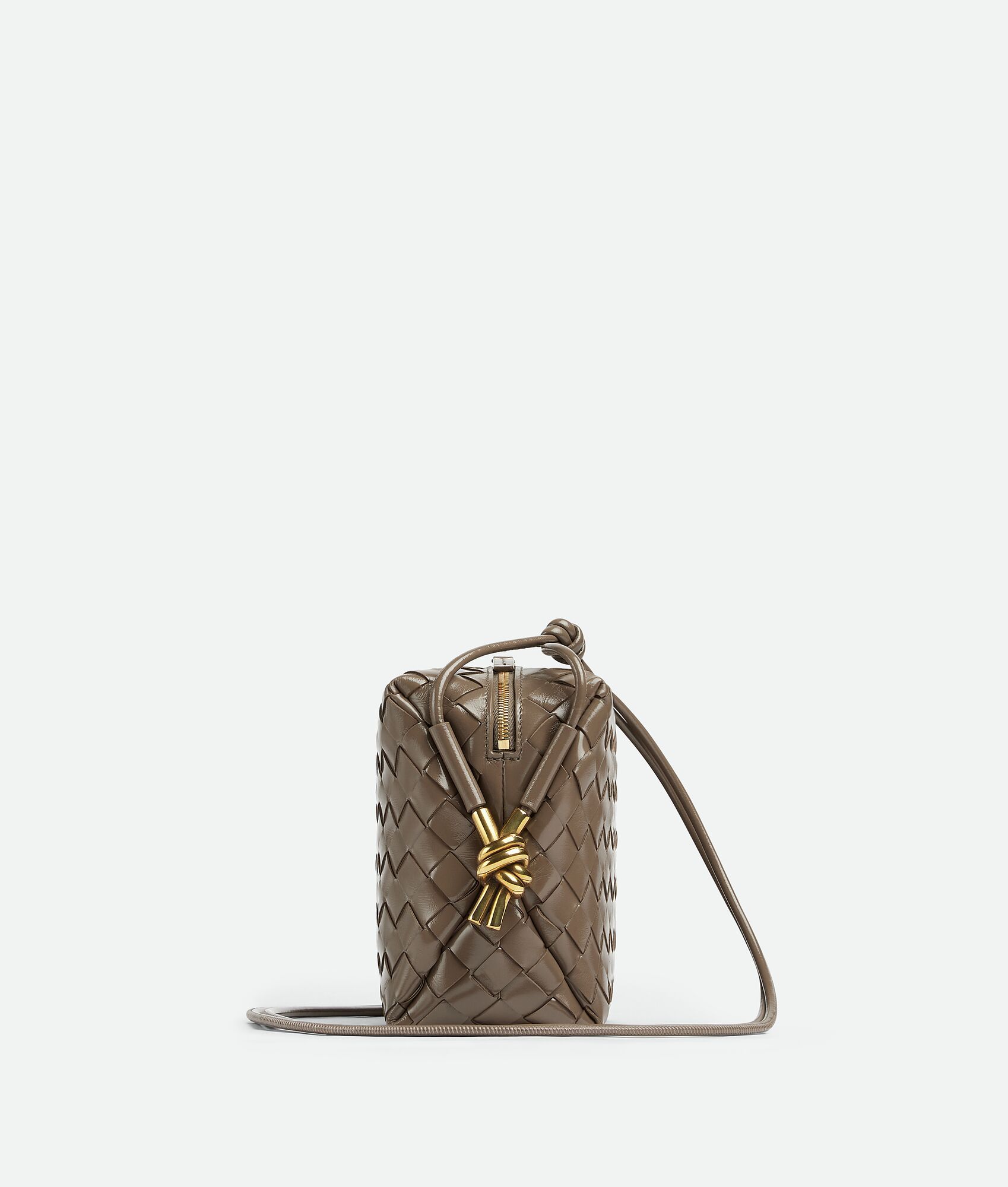  Túi Nữ Bottega Veneta Small Loop Camera Bag 'Taupe Grey' 