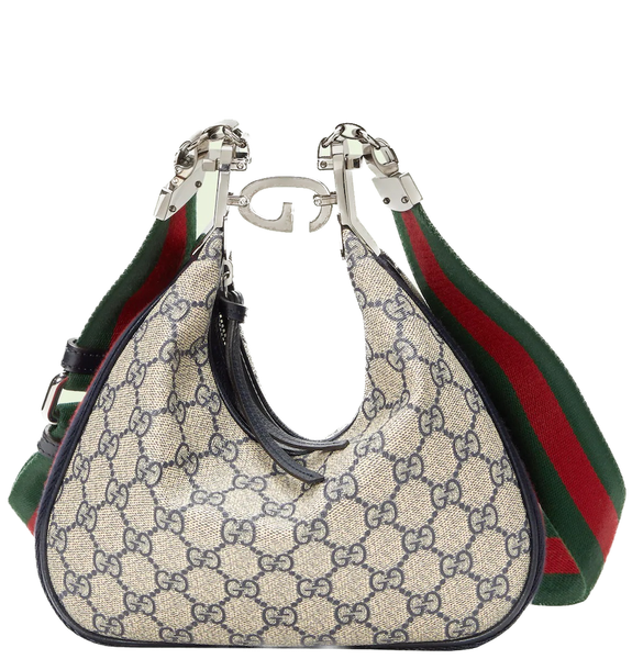  Túi Nữ Gucci Attache Small Shoulder Bag 'Beige Blue' 