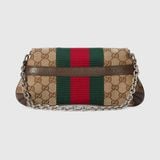  Túi Nữ Gucci Horsebit Chain Small Shoulder Bag 'Beige' 