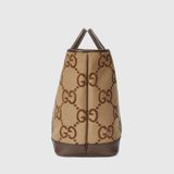  Túi Nữ Gucci Jumbo GG Medium Tote Bag 'Camel Ebony' ‎ 