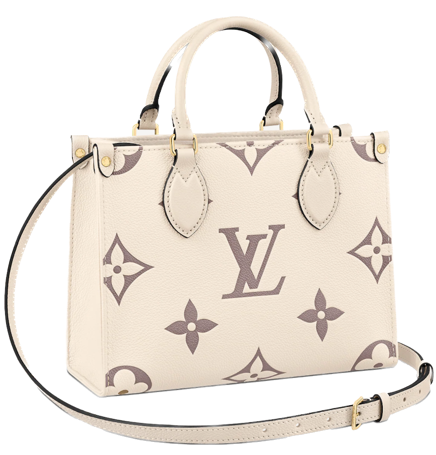 Túi nữ màu nâu Louis Vuitton LV Tote Onthego MM Monogram Canvas