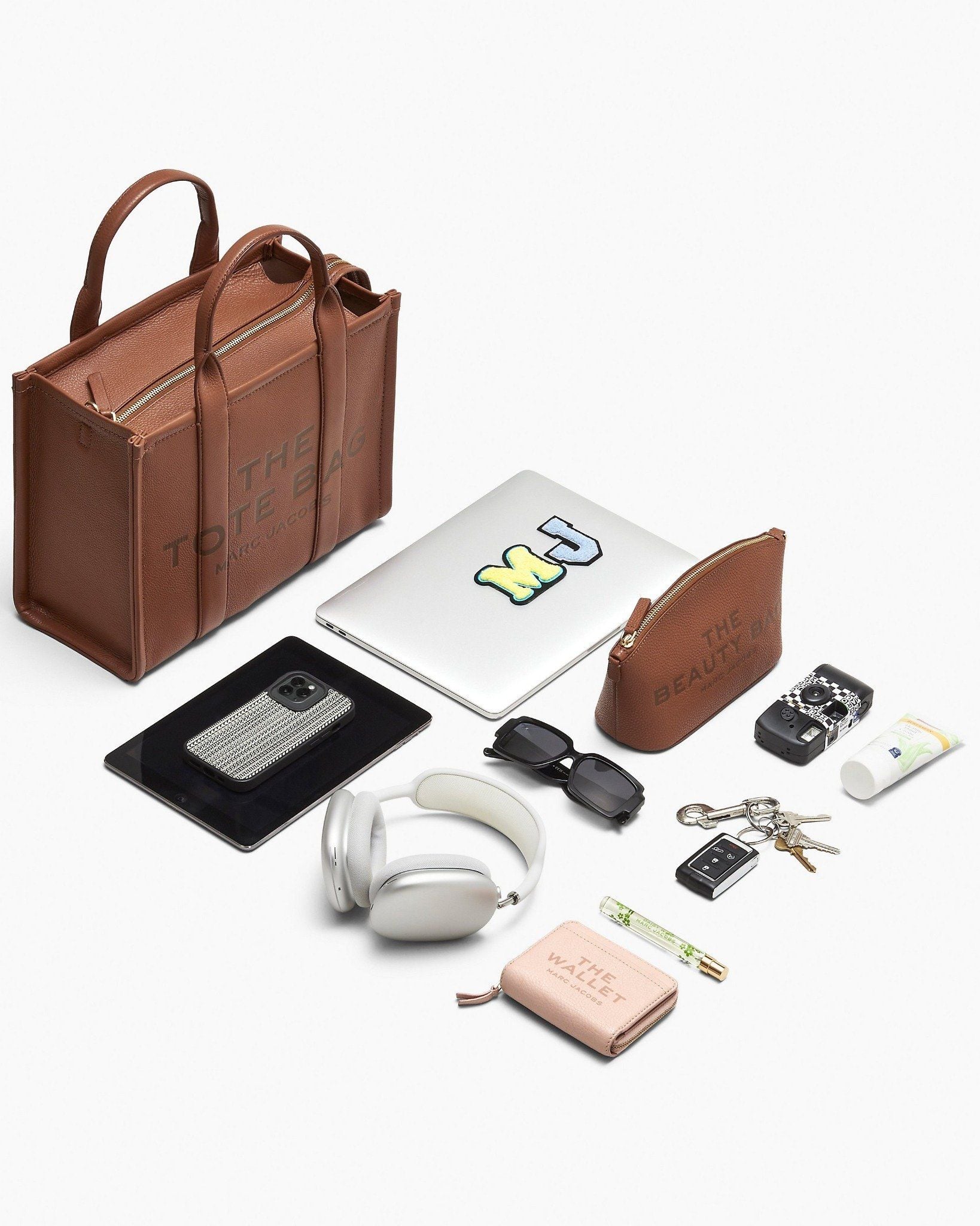  Túi Nữ Marc Jacobs The Cheetah Canvas Medium Tote Bag 'Brown' 