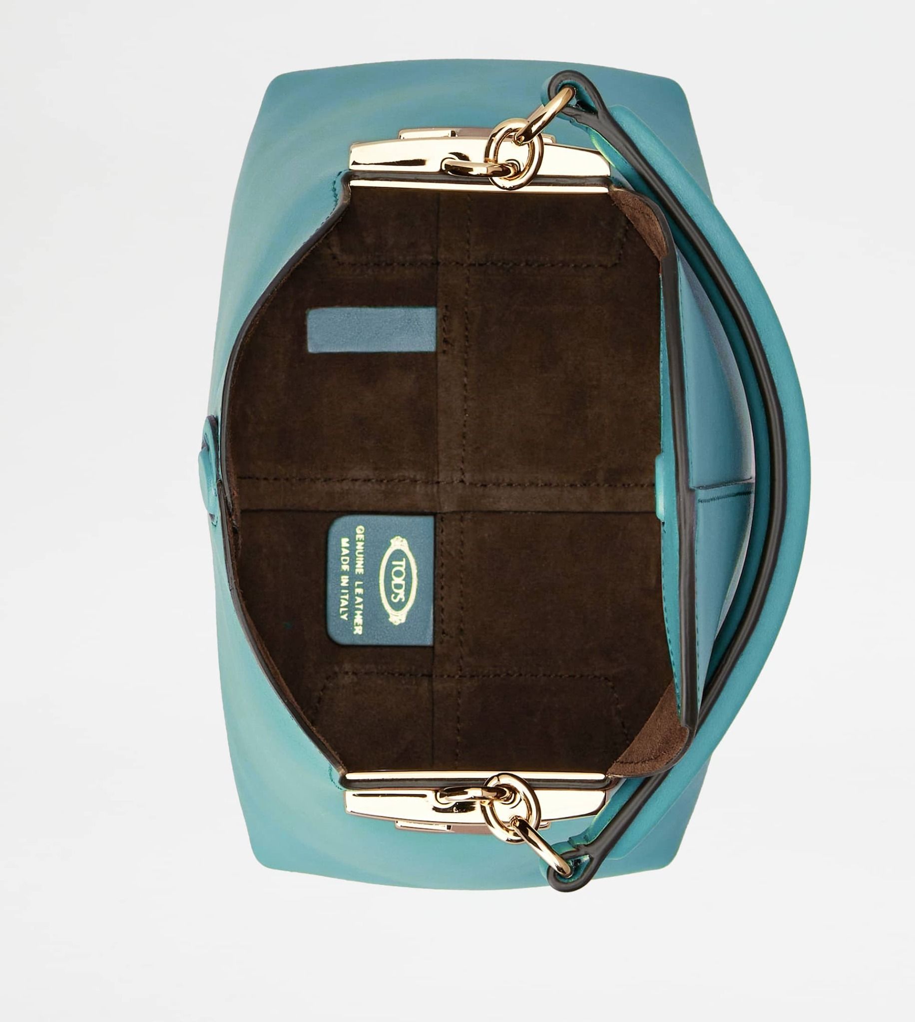 Túi Nữ Tod's Tote Messenger Bag T Case Leather Micro 'Blue' 