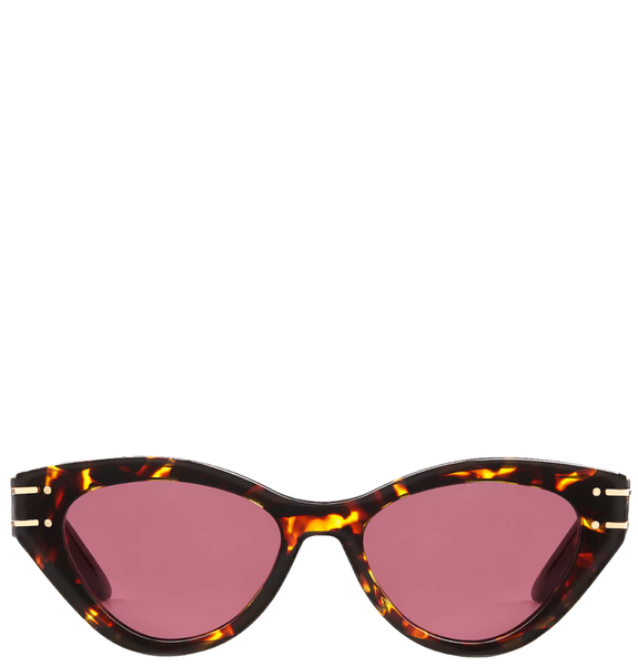  Kính Nữ Dior Diorsignature B7I Tortoiseshell-Effect Butterfly Sunglasses 'Brown' 