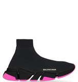  Giày Nữ Balenciaga x Adidas Speed 2.0 Recycle Clear 'Black Pink' 