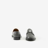  Giày Nam Burberry Monogram Motif Leather Loafers 'Dark Grey Melange' 