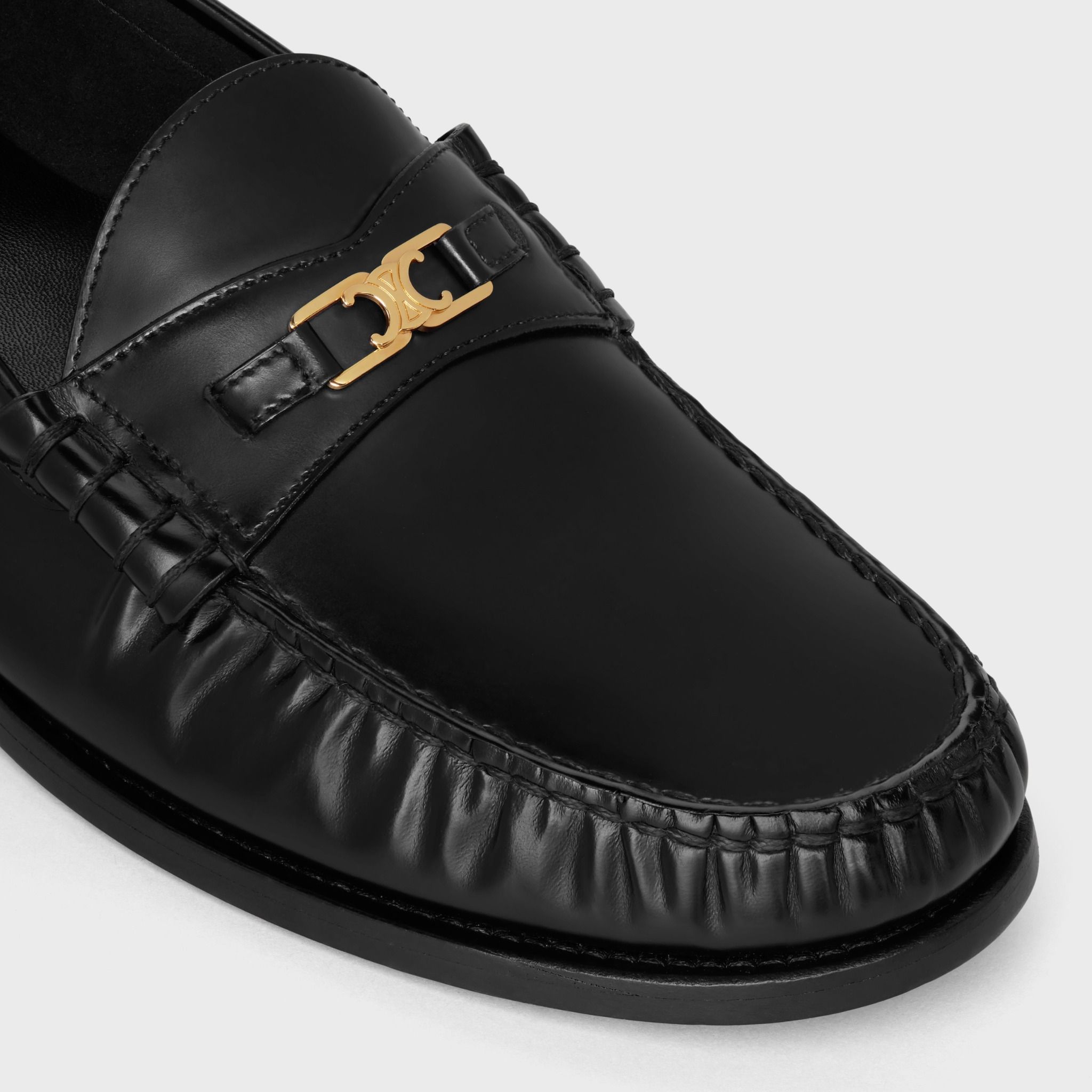 Giày Nam Celine Luco Triomphe Loafer Bullskin 'Black' 334773602C38NO LUXITY
