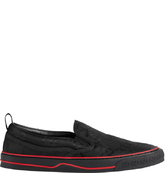  Giày Nam Gucci Off The Grid Tennis 1977 'Black Red' 
