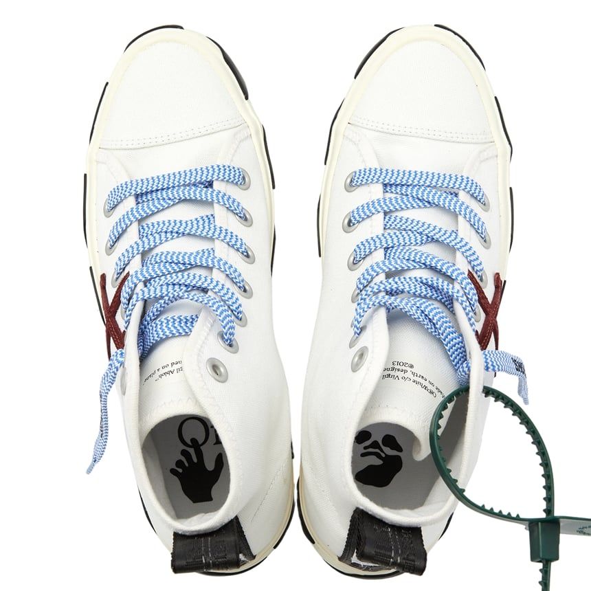  Giày Nam Off-White Bulk Mid-Top Sneakers 'White' 