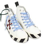  Giày Nam Off-White Bulk Mid-Top Sneakers 'White' 