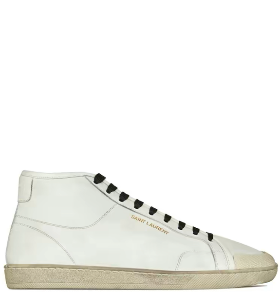  Giày Nam Saint Laurent Court Classic SL39 Mid Top 'White' 