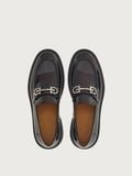  Giày Nam Salvatore Ferragamo Moccasin With Gancini Ornament 'Nebbiolo' 