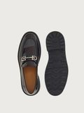  Giày Nam Salvatore Ferragamo Moccasin With Gancini Ornament 'Nebbiolo' 