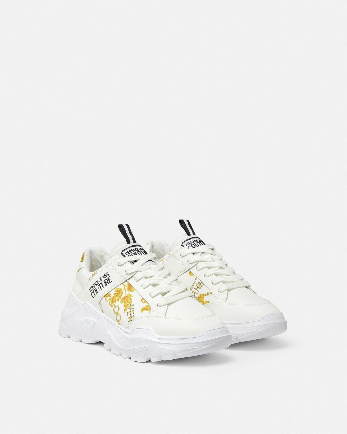  Giày Nam Versace Jeans Couture Chain Couture Speedtrack Trainers 'White' 