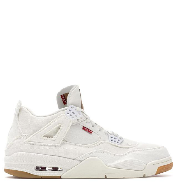  Giày Nike Air Jordan Levi's x Air Jordan 4 Retro 'White Denim' 