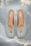  Giày Nữ Maison Margiela Tab Ballerina Mule 'Anisette' 