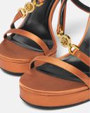  Giày Nữ Versace Crystal Medusa '95 Sandals 'Orange' 