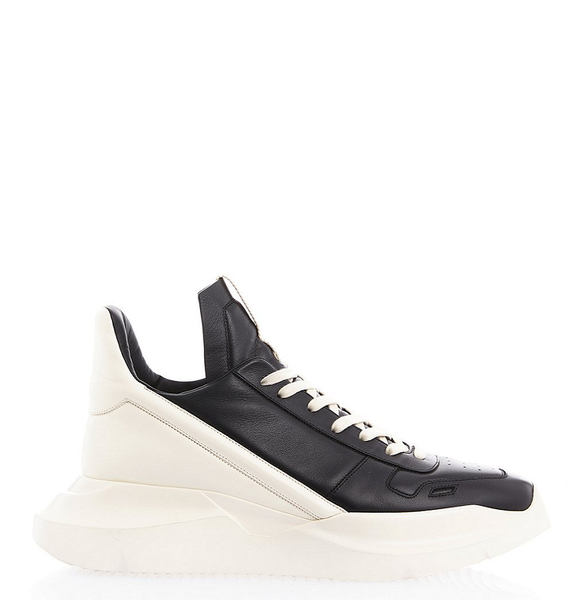  Giày Rick Owens Nam Ss22 Fogachine Geth Runner 'Black White' 