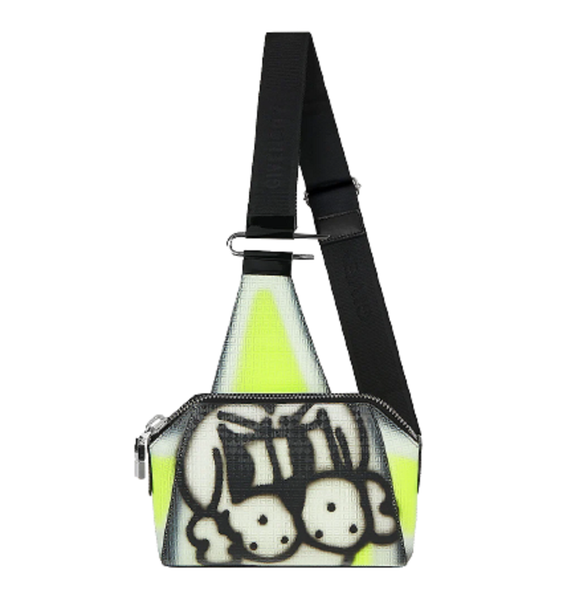  Túi Givenchy Nam Small Crossbody Bag Box Leather 'Antigona Dog' 
