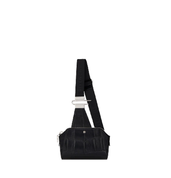  Túi Givenchy Nam Small Antigona Crossbody Bag Leather 'Crocodile Effect' 