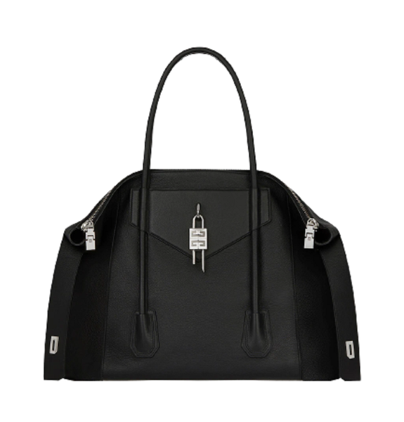  Túi Givenchy Nam Large Antigona Lock Soft Grained Leather 'Black' 