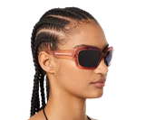  Kính Nữ Marc Jacobs Wrapped Rectangle Sunglasses 'Red Multi' 