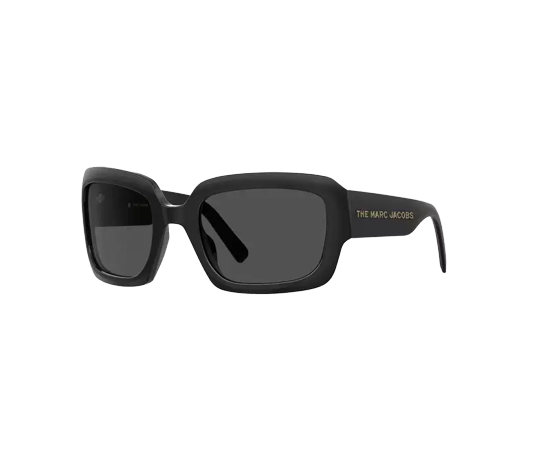  Kính Nữ Marc Jacobs Wrapped Rectangle Sunglasses 'Black' 