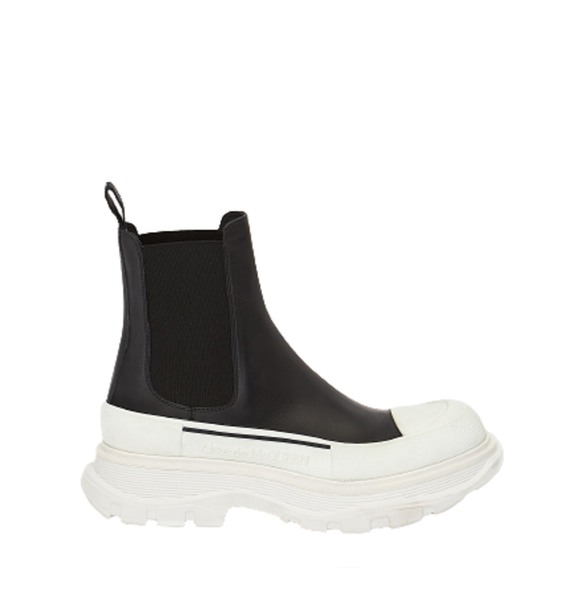  Giày Nữ Alexander McQueen Tread Slick Boot 'Black' 