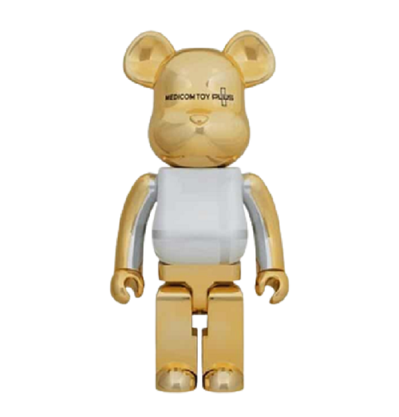  Mô Hình Bearbrick Medicom Toy Plus Gold Chrome 