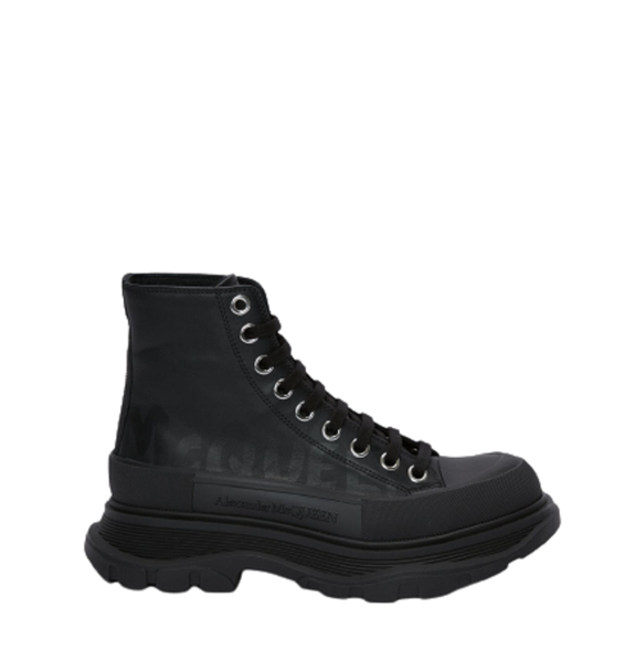  Giày Nữ Alexander McQueen Tread Slick Boot 'Black' 