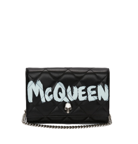  Túi Nữ Alexander McQueen Small Skull Bag 'Black Ivory' 