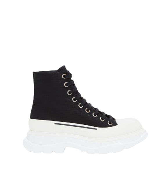  Giày Nữ Alexander McQueen Tread Slick Boot 'Black' 