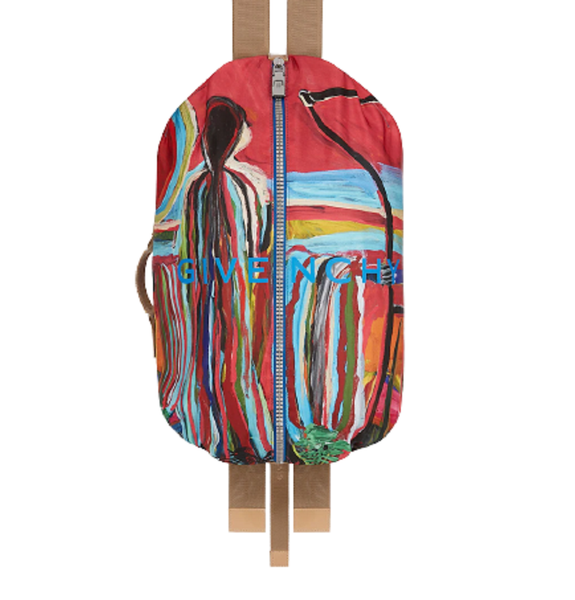  Túi Givenchy Nam G-zip Backpack Adjustable Reaper Print Nylon 'Multicolored' 