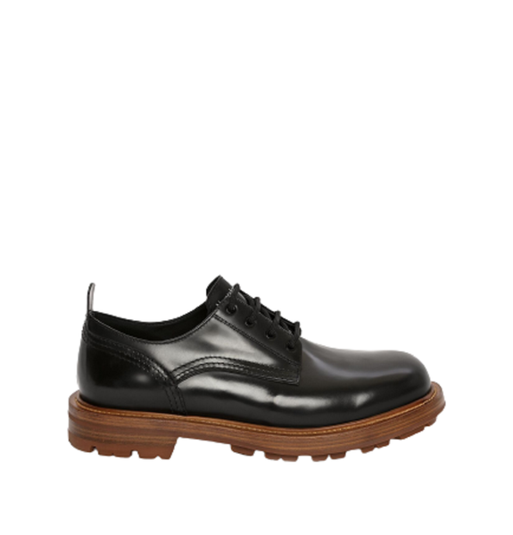  Giày Nam Alexander McQueen Worker Lace Up 'Black' 
