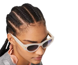  Kính Nữ Marc Jacobs Icon Cat Eye Sunglasses 'Ivory' 