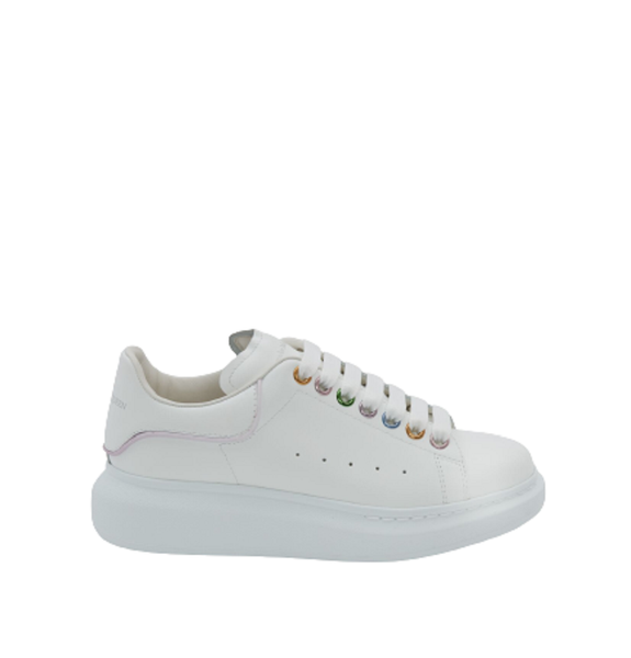  Giày Nữ Alexander McQueen Oversized Sneaker 'White' 