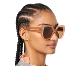  Kính Nữ Marc Jacobs Icon Oversized Square Sunglasses 'Beige' 