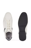  Giày Nam Hugo Boss Low Top Trainers Logos Rubberised Detail 'White' 