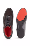  Giày Nam Hugo Boss Low Top Trainers Leather Suede 'Black' 