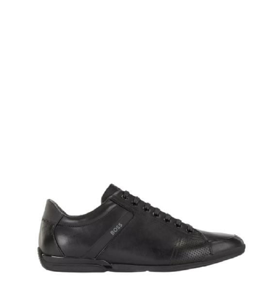  Giày Nam Hugo Boss Low Top Trainers Logos Rubberised Detail 'Black' 