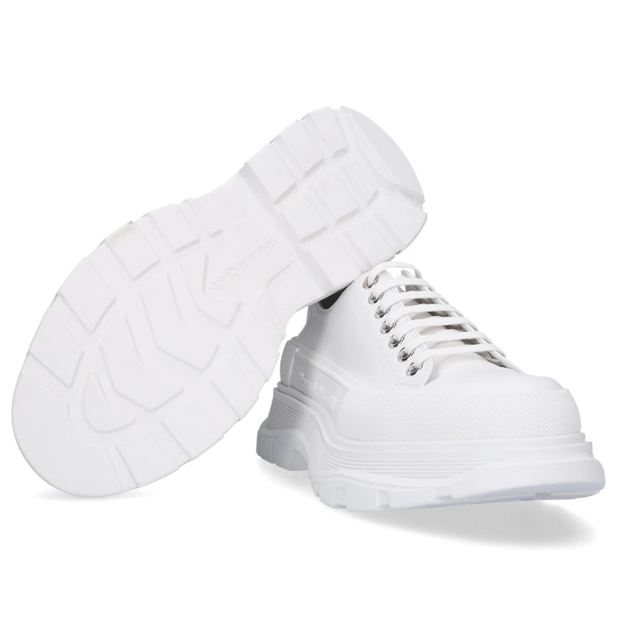  Giày Alexander McQueen Wmns Oversized Sneaker 'White' 