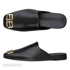  Giày Balenciaga Cozy Leather Mule 'Black' 