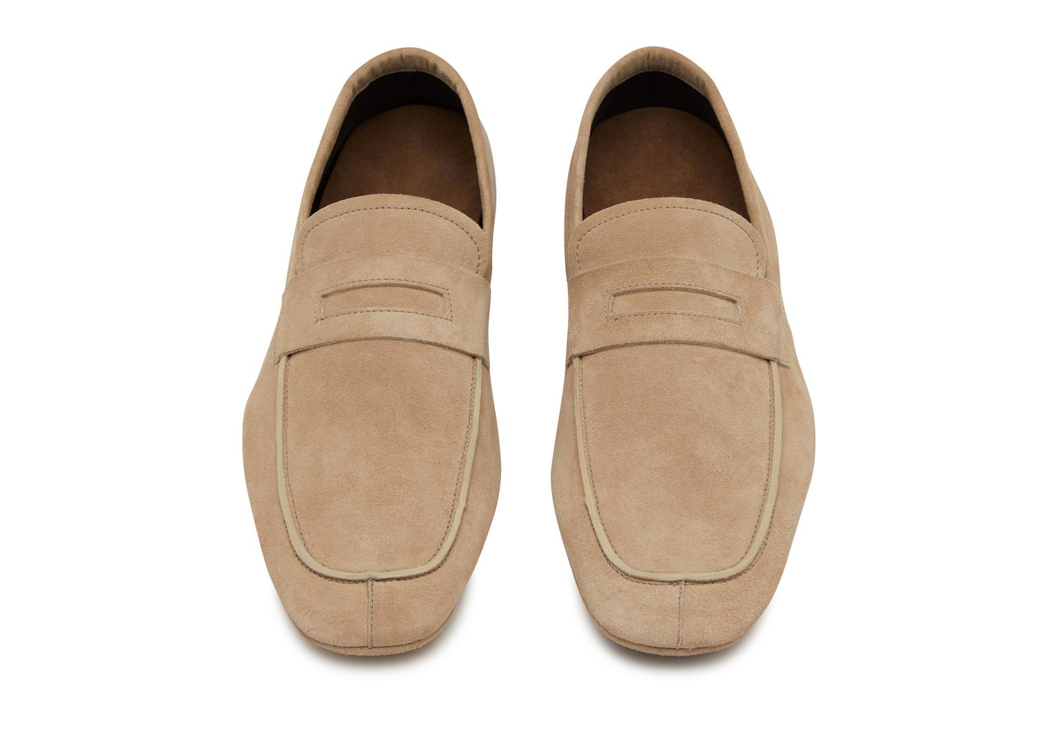Giày Nam Tom Ford Suede Berwick Loafer 'Taupe' J1216T-LCL029 – LUXITY