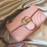  Túi Nữ Gucci GG Marmont Matelasse Shoulder Bag 'Pink' 