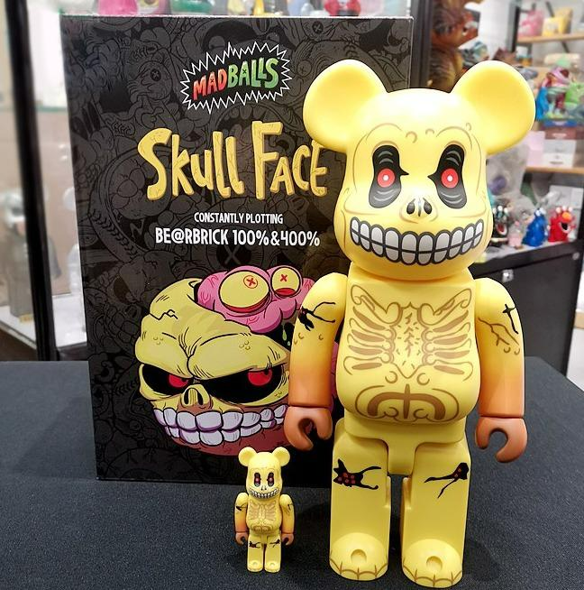  Mô Hình Bearbrick Skull Face 